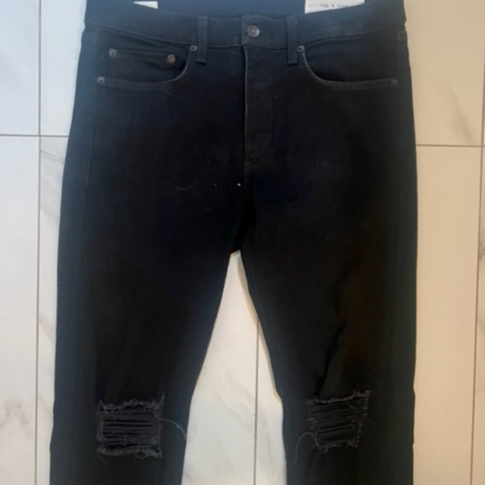 Rag and Bone Men's Extra Slim Black jeans size 32-32